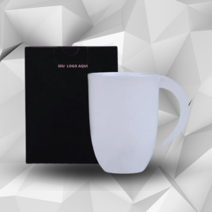 Caneca Em Cerâmica Branca      