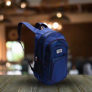 Mochila Azul Em Polyester 1680D / 600D      