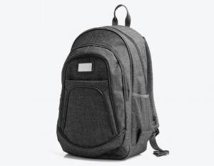 Mochila Em Poliéster 300D - Melange Cinza      